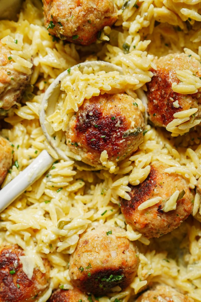 Cozy Steelhead Trout & Orzo Balls: Deliciously Nourishing One-Pan Dinner